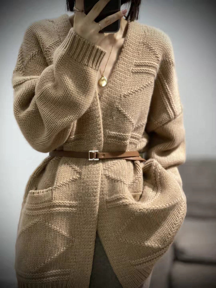 Levoire | Manteau En Cachemire De Qualité, Mi-Long, Nouveau Tempérament