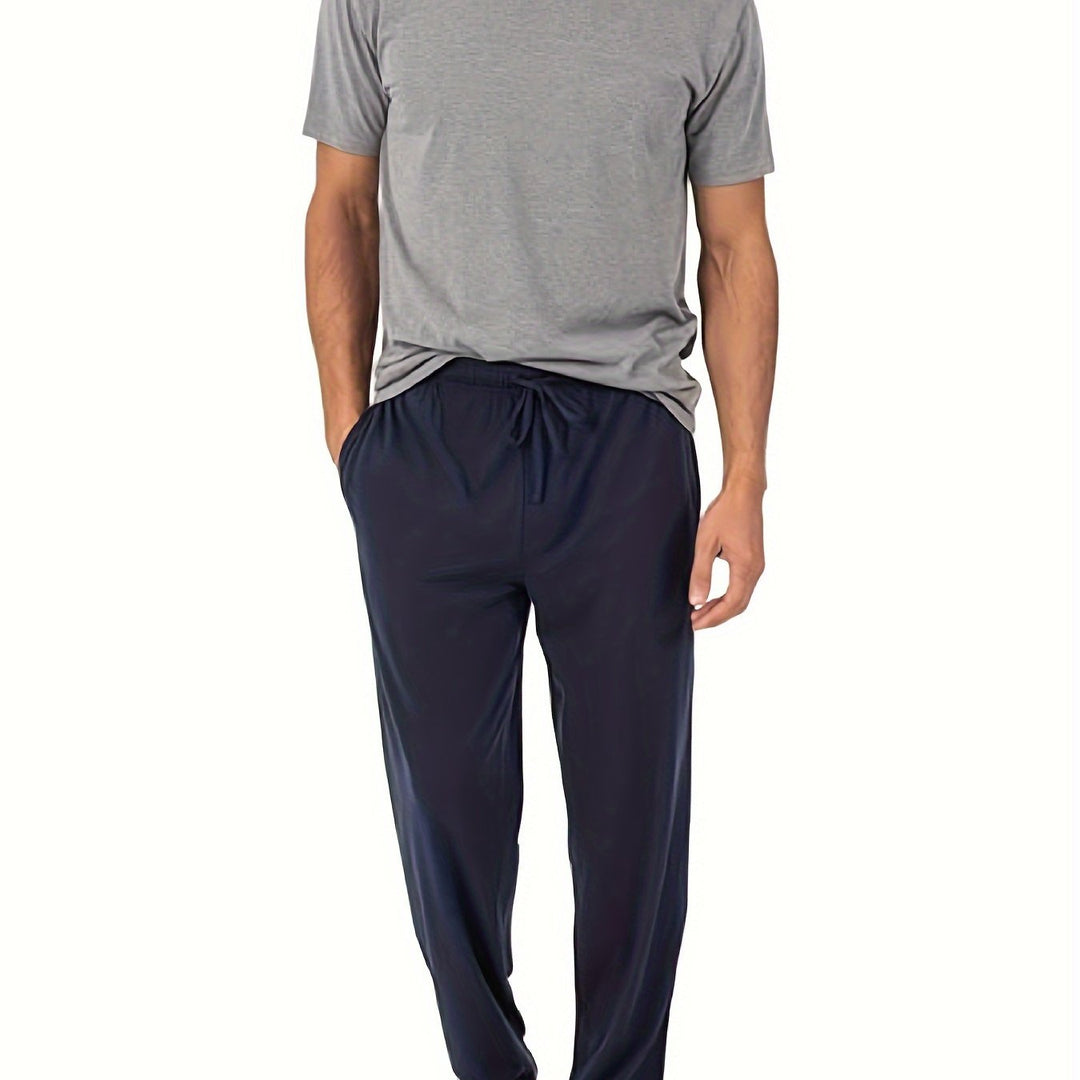 Levoire | Pantalons De Pyjama Pour Hommes Confortables En Couleur Unie