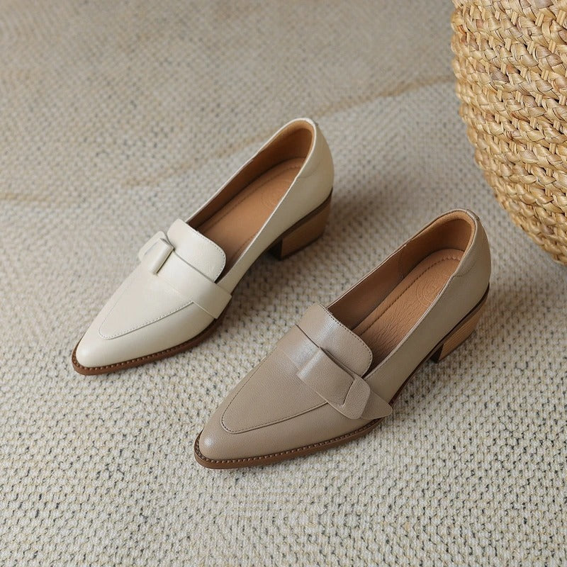 Levoire | Escarpins en cuir PU avec boucle
