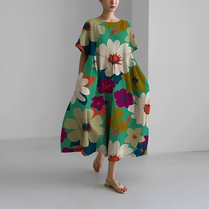 Levoire | Belle robe pour femme Fleurs colorées