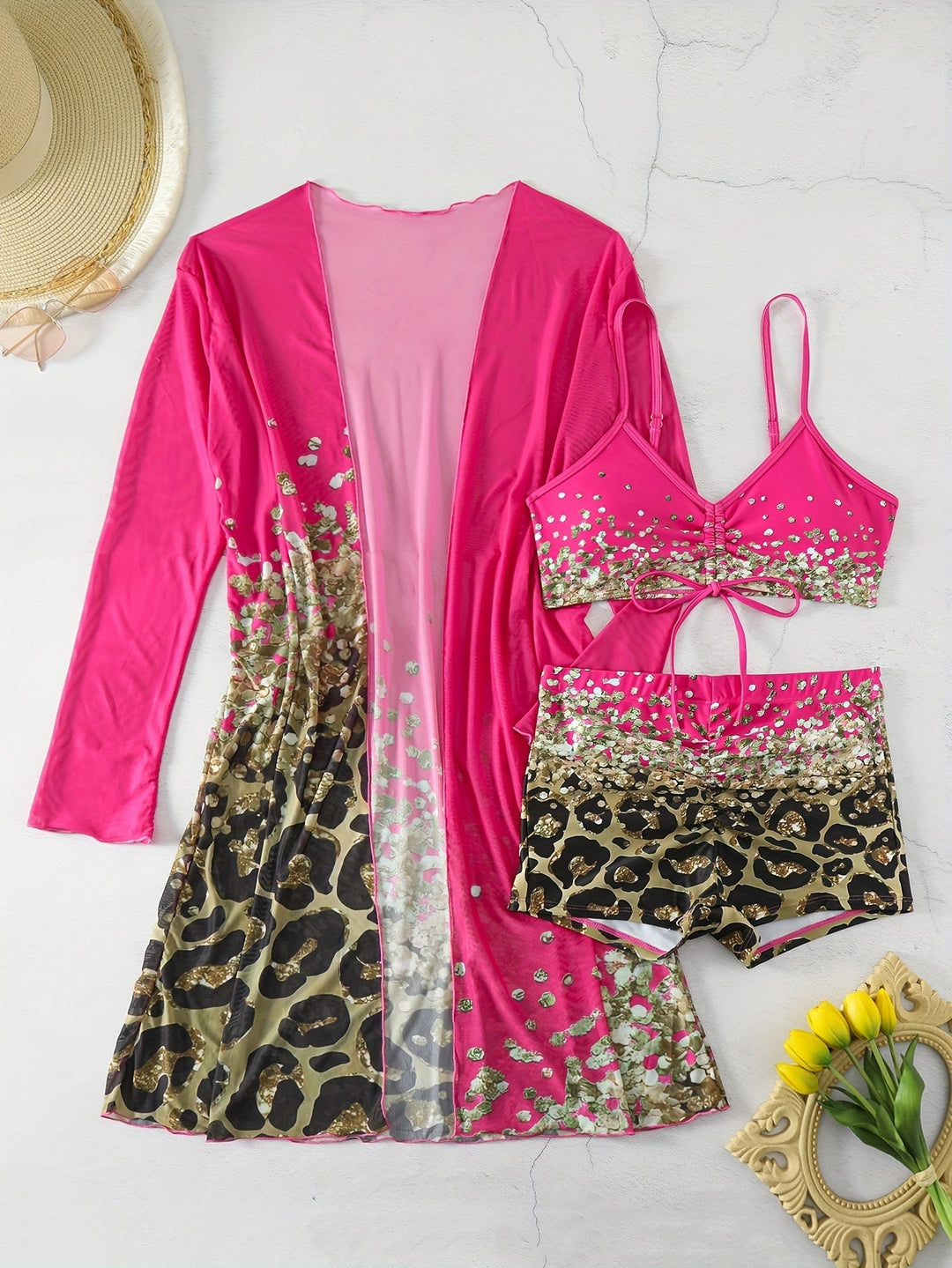 Levoire | Ensemble De Bikini Avec Motif Léopard