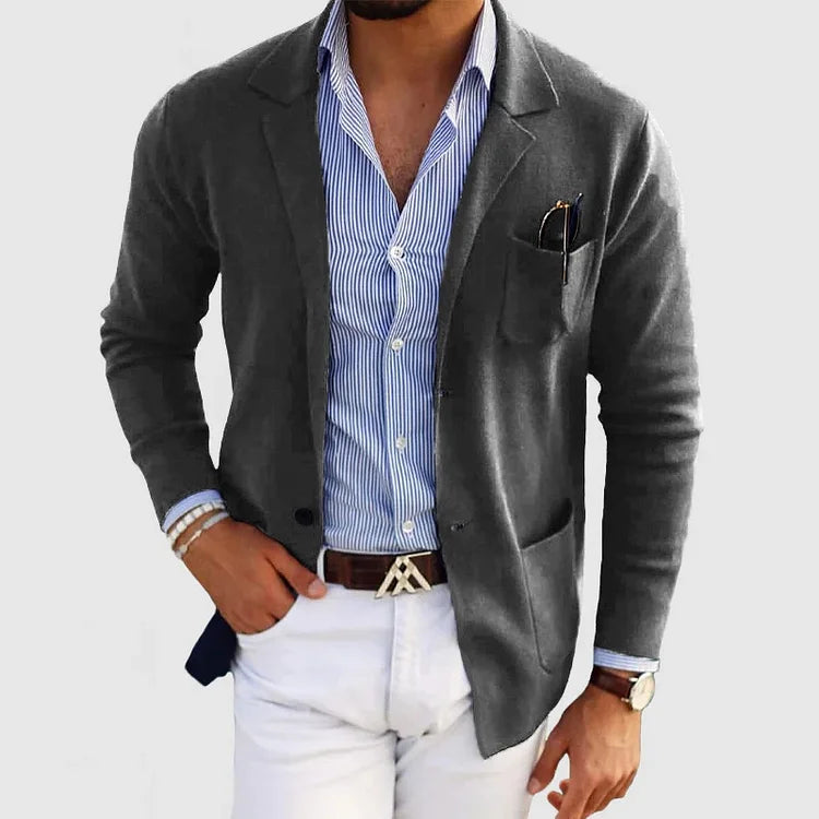 Levoire | Blazer Élégant Pour Hommes Gris foncé