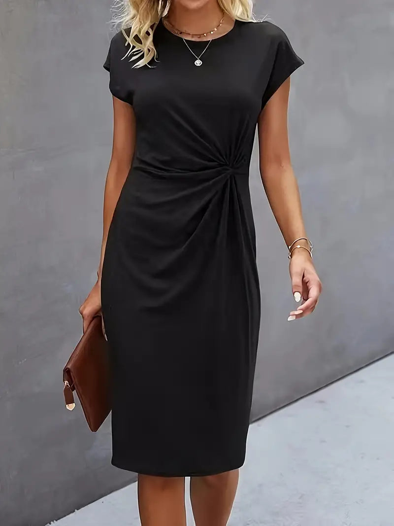Levoire | Élégante, Près Du Corps Robe Noir