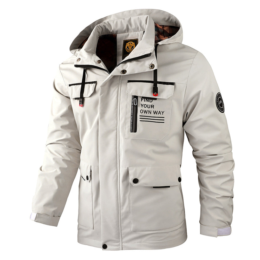 Levoire | Veste Pour Homme Avec Capuche Stylée Et Fonctionnelle Blanc
