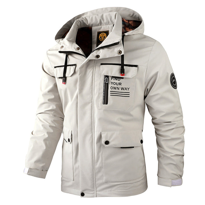 Levoire | Veste Pour Homme Avec Capuche Stylée Et Fonctionnelle Blanc