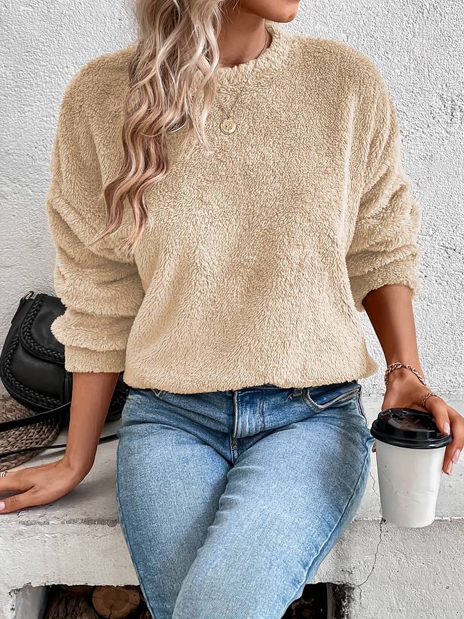 Levoire | Pull Teddy Beige