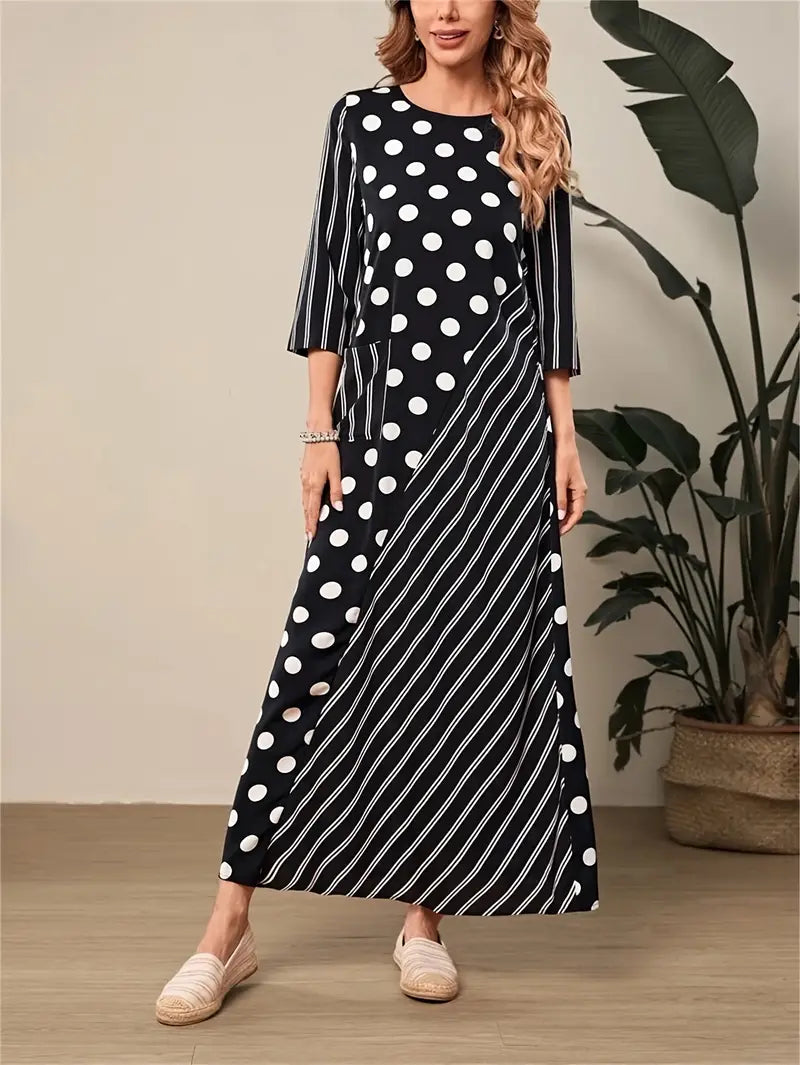 Levoire | Robe À Linéa A À Manches Longues Pour Le Printemps