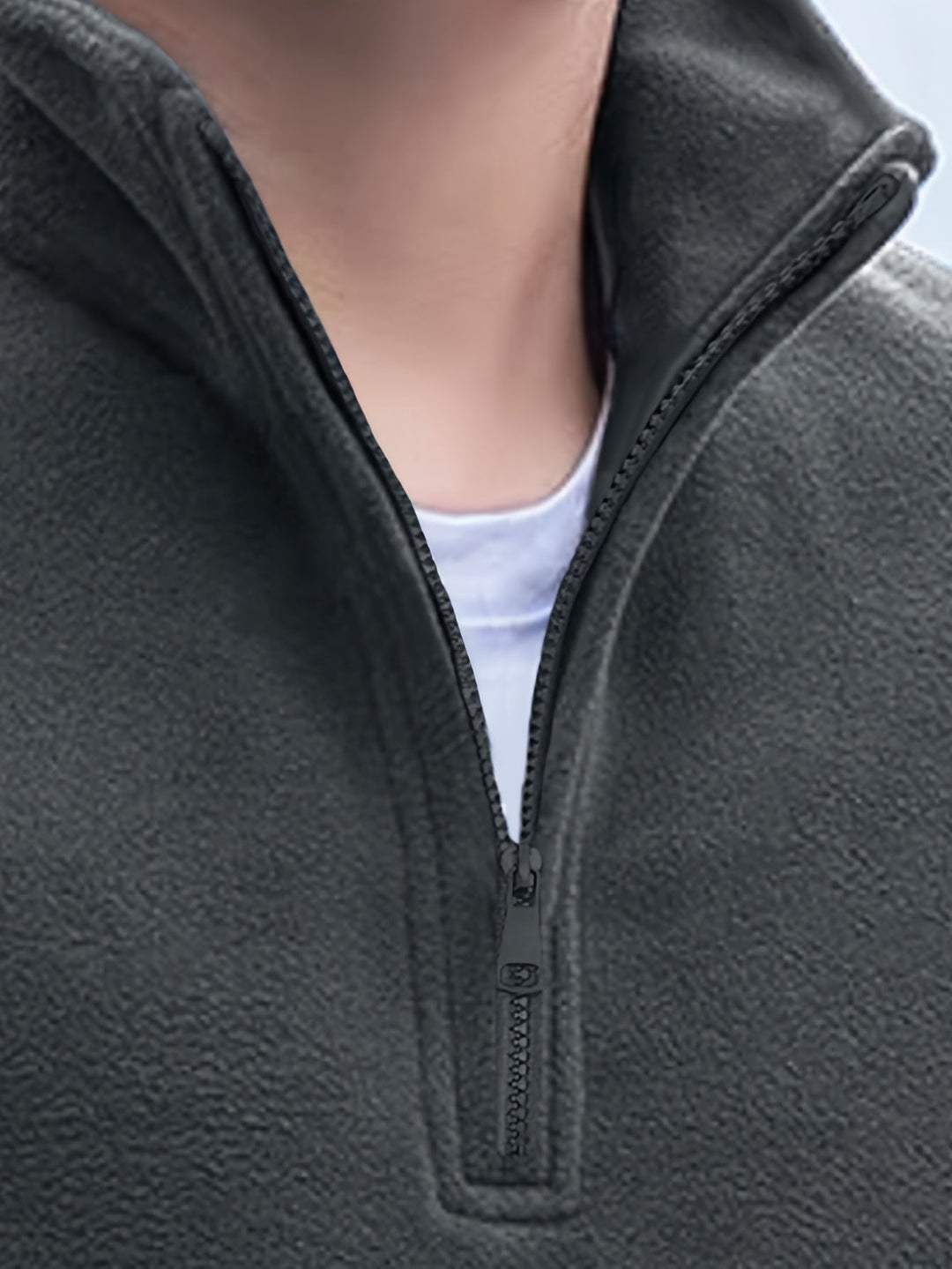 Levoire | Sweat À Capuche En Polaire Avec Demi-Zip