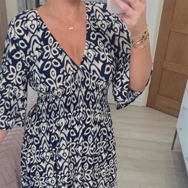 Levoire | Robe Dt Pleine De Charme Et Libre Comme Le Vent Marine bleu