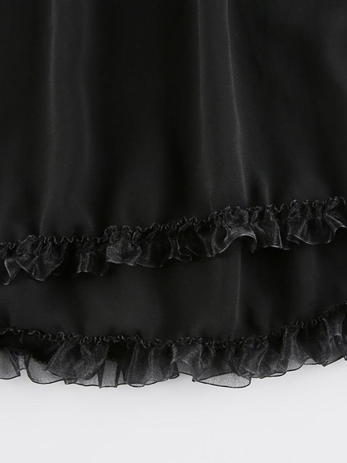 Levoire | Robe Mini En Maille Patchwork Fairy Y2K