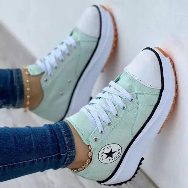 Levoire | Chaussures de sport légères avec support de voûte plantaire Vert clair