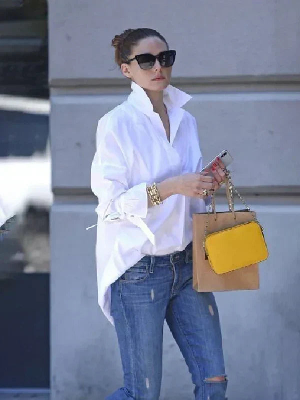 Levoire | Chic, Grande Taille Blouse Avec Boutonnage Pour Femmes 2XL