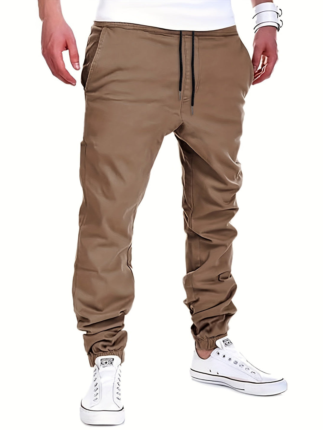 Levoire | Pantalons Cargo Sportifs Pour Hommes Couleur kaki