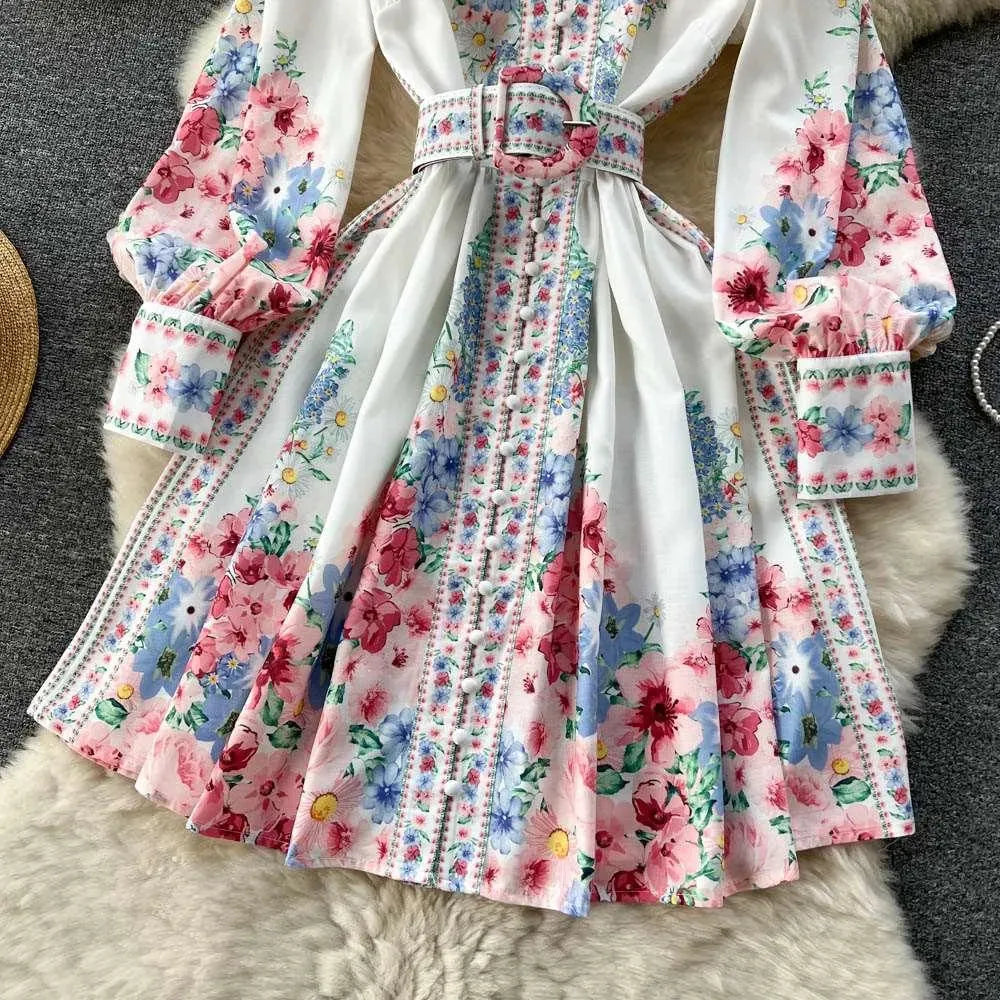 Levoire | Robe à une rangée avec des manches courtes