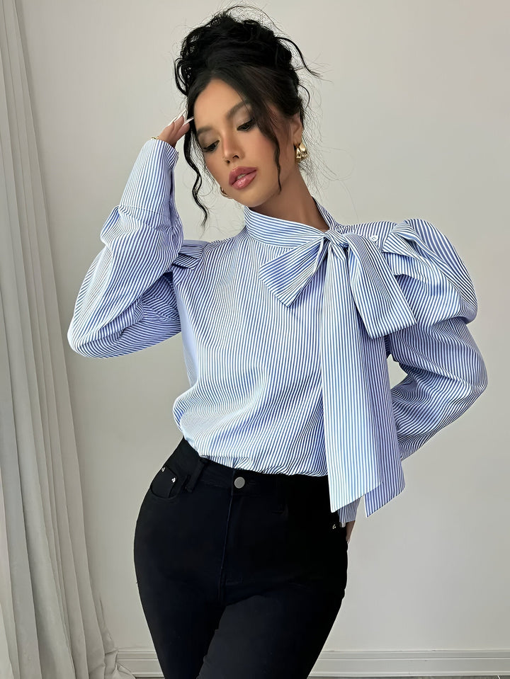 Levoire | Chemise Rayée Avec Design À Lacets