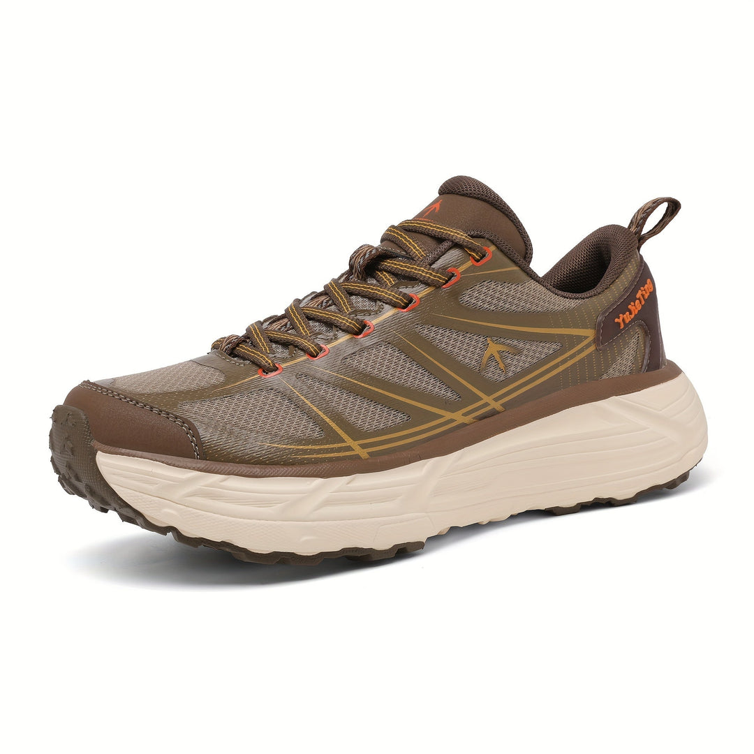 Levoire | Respirant Décontracté Basse Basket Couleur kaki