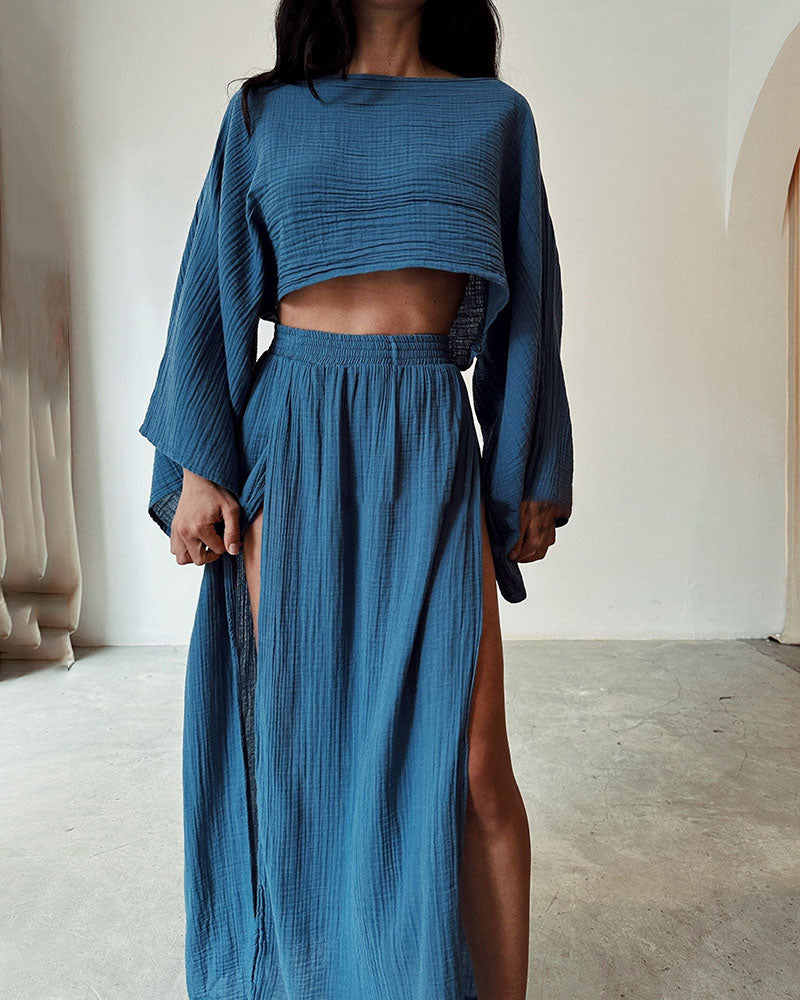 Levoire | Ensemble De Salon Vert Menthe Bleu