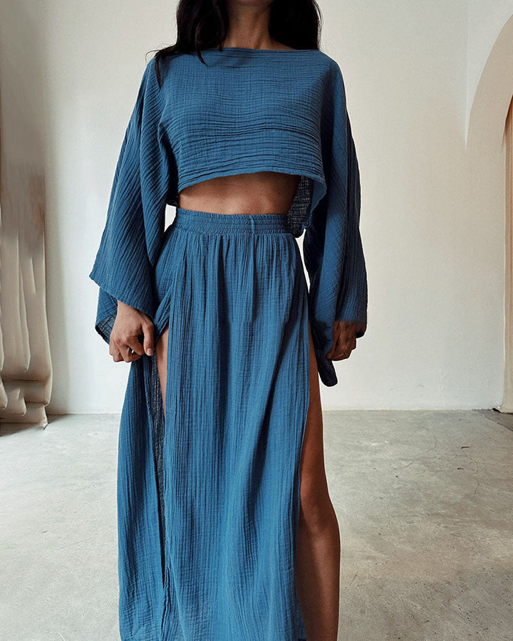 Levoire | Ensemble De Salon Vert Menthe Bleu