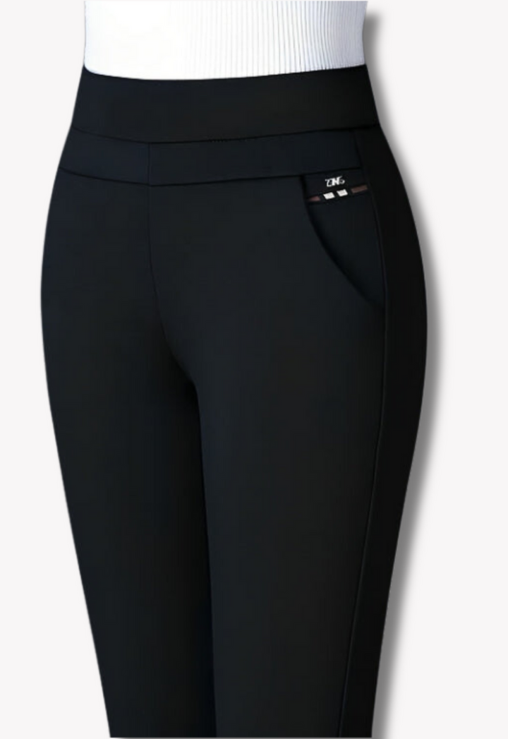 Levoire | Pantalons extensibles pour femmes Noir