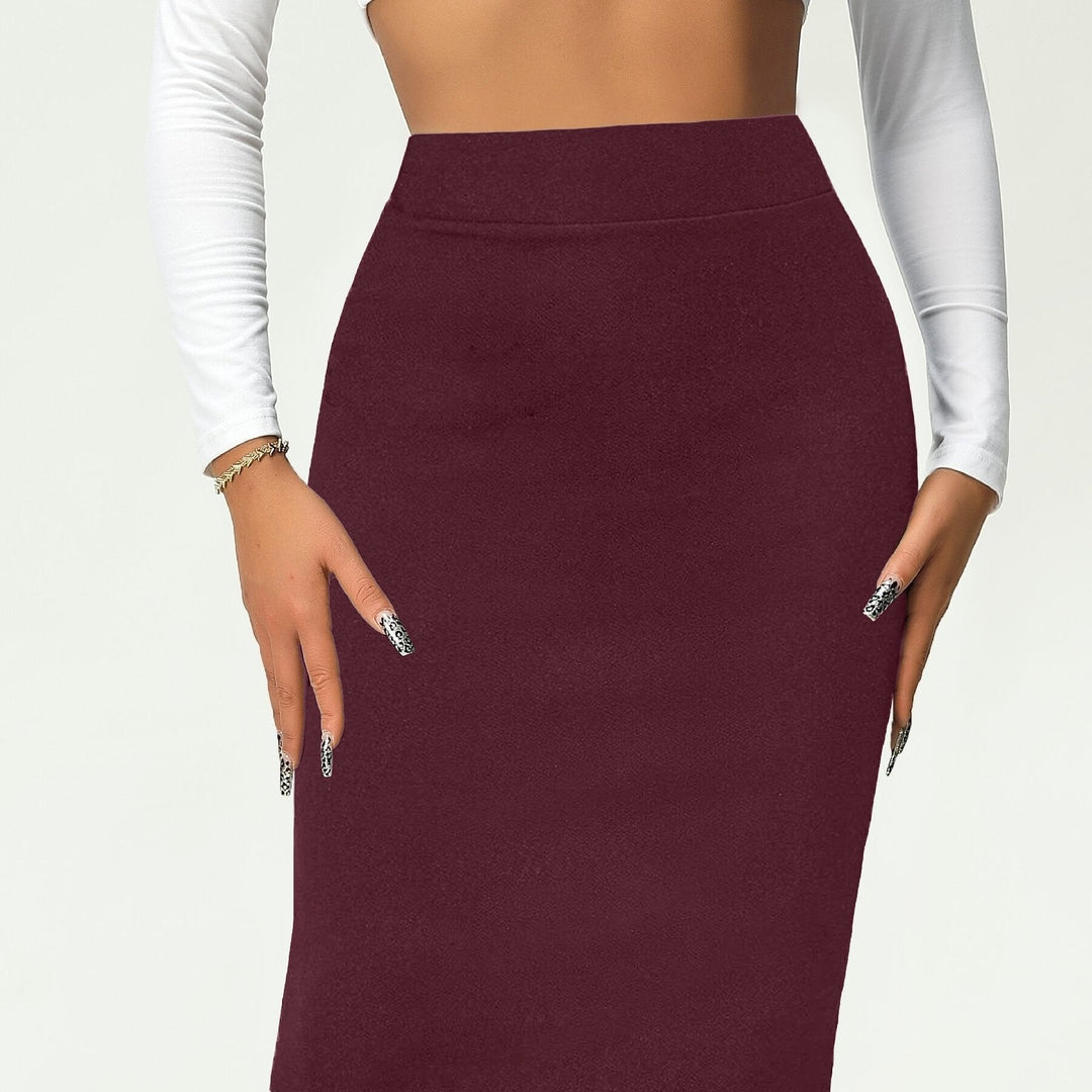 Levoire | Jupe Courte Unie À Taille Haute