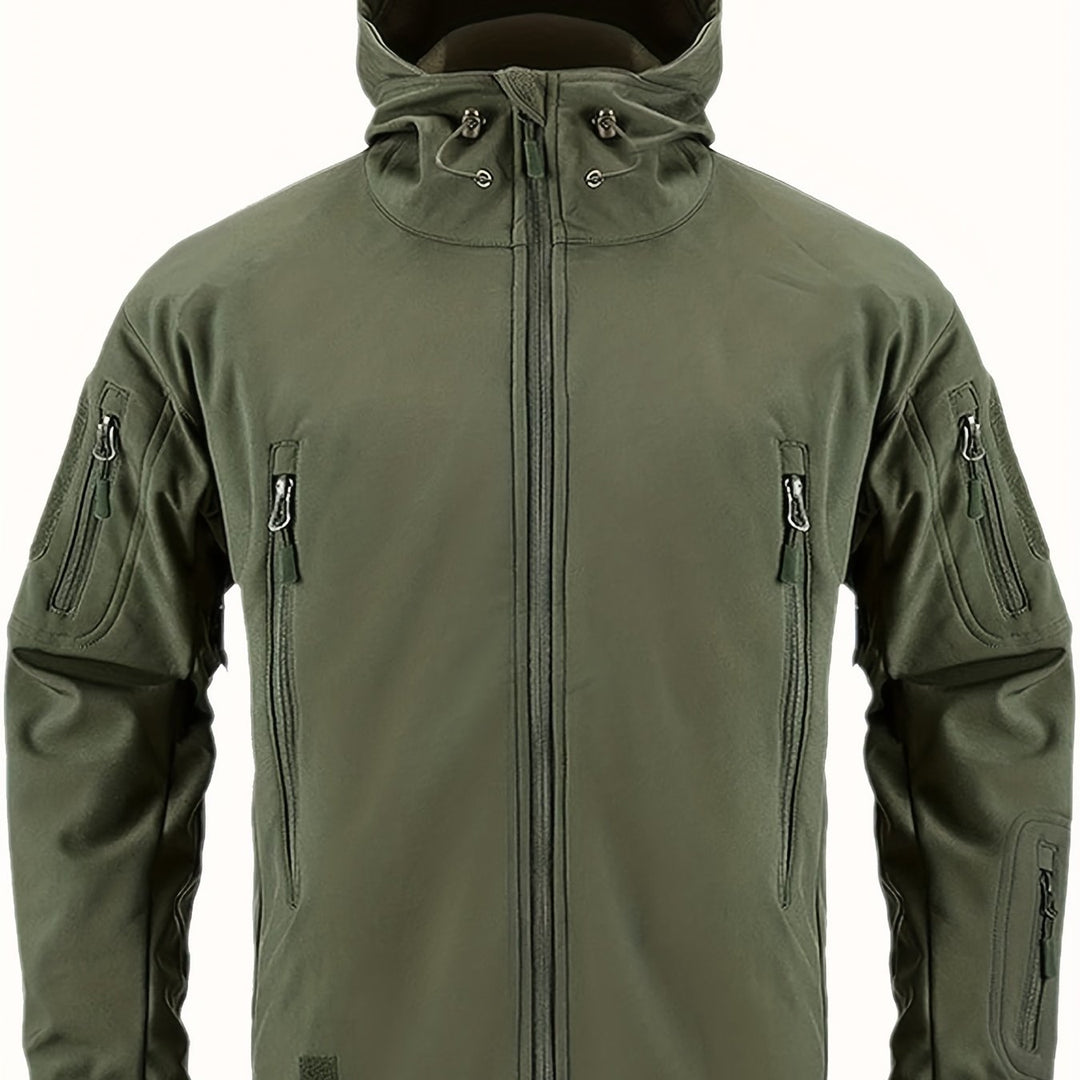 Levoire | Veste Imperméable Pour Homme Avec Capuche Et Poches Zippées