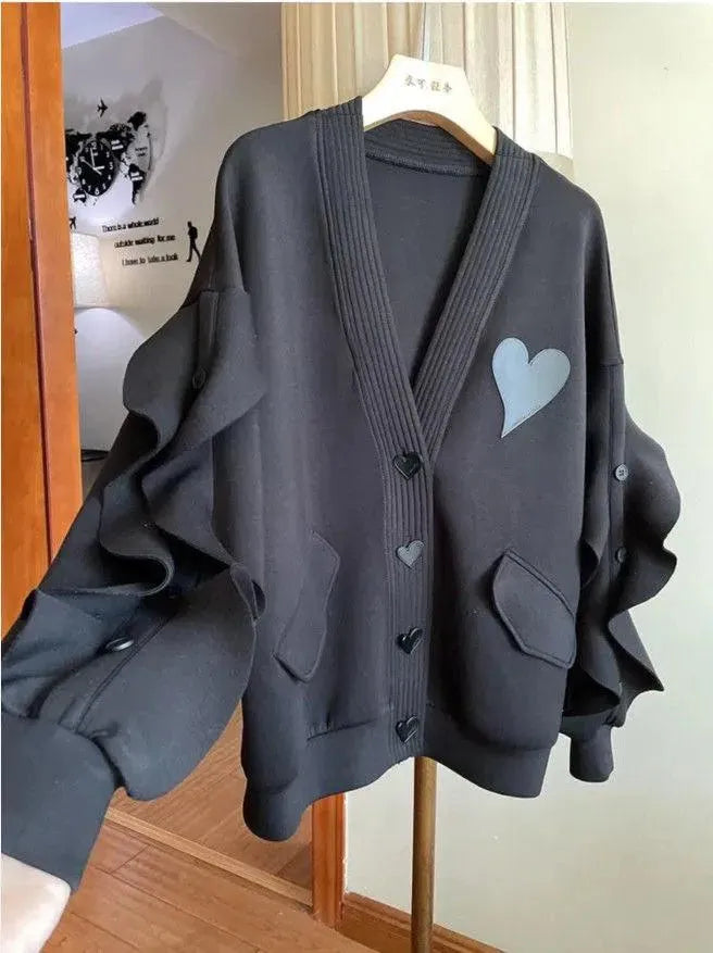 Levoire | Veste Large Femme Avec Bretelles En Dentelle