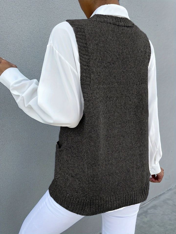 Levoire | Pull-Over Col Montant Avec Poches Pour Femmes Anna