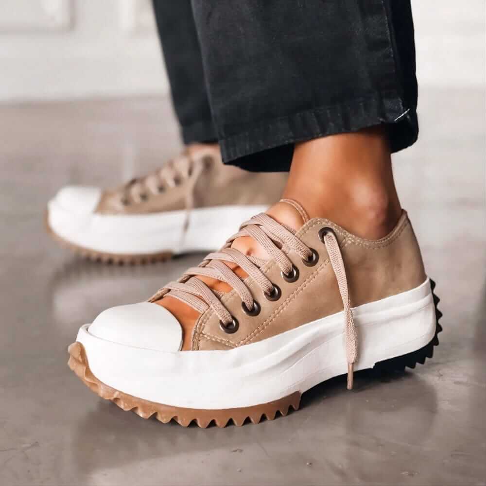 Levoire | Baskets amortissantes confortables Braun
