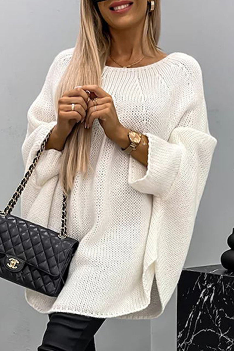 Levoire | T-Shirt Uni Avec Col Rond Et Style Simple Blanc