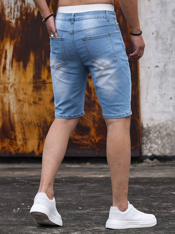 Levoire | Shorts En Jean D'Été À Coupe Slim
