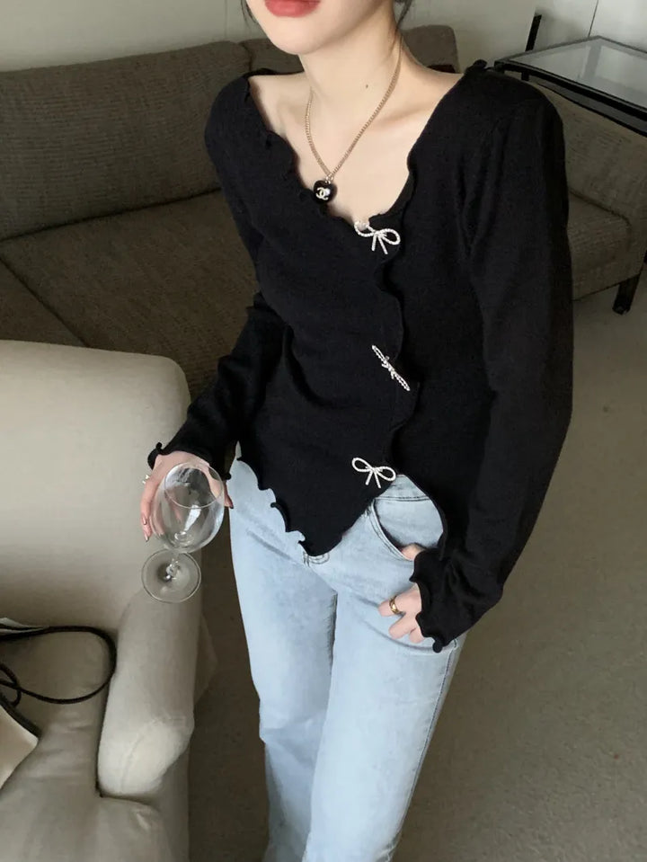 Levoire | Gilet En Tricot Avec Nœuds