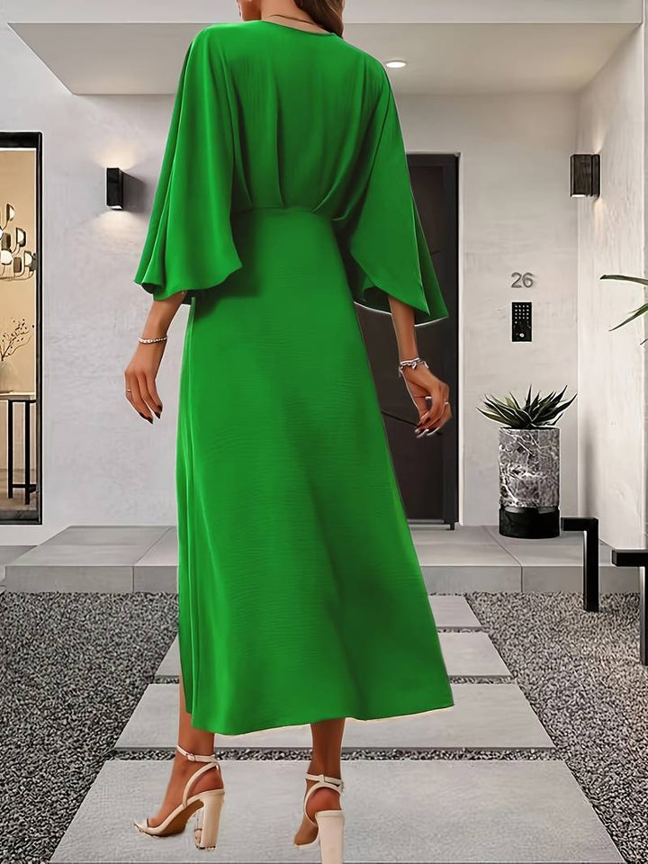 Levoire | Robe À Ligne A Avec Des Manches À Volants