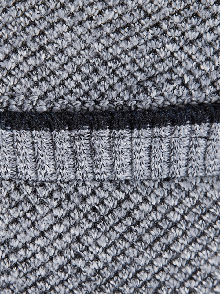 Levoire | Veste Tricotée Décontractée Pour Hommes Avec Décolleté En V