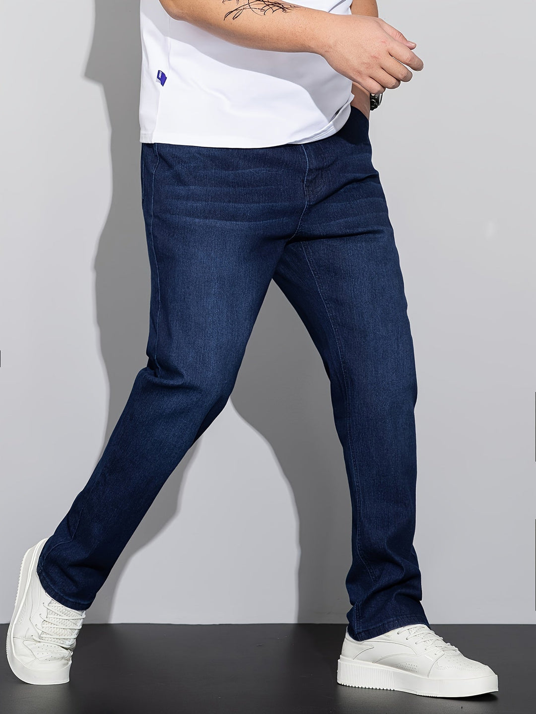Levoire | Jeans Rentot En Denim Uni