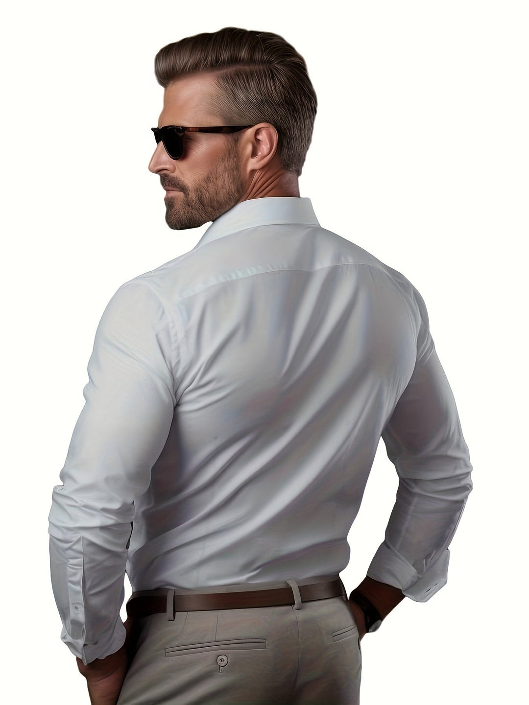 Levoire | T-Shirt Slim Fit Pour Hommes Conçu Dans Une Seule Couleur
