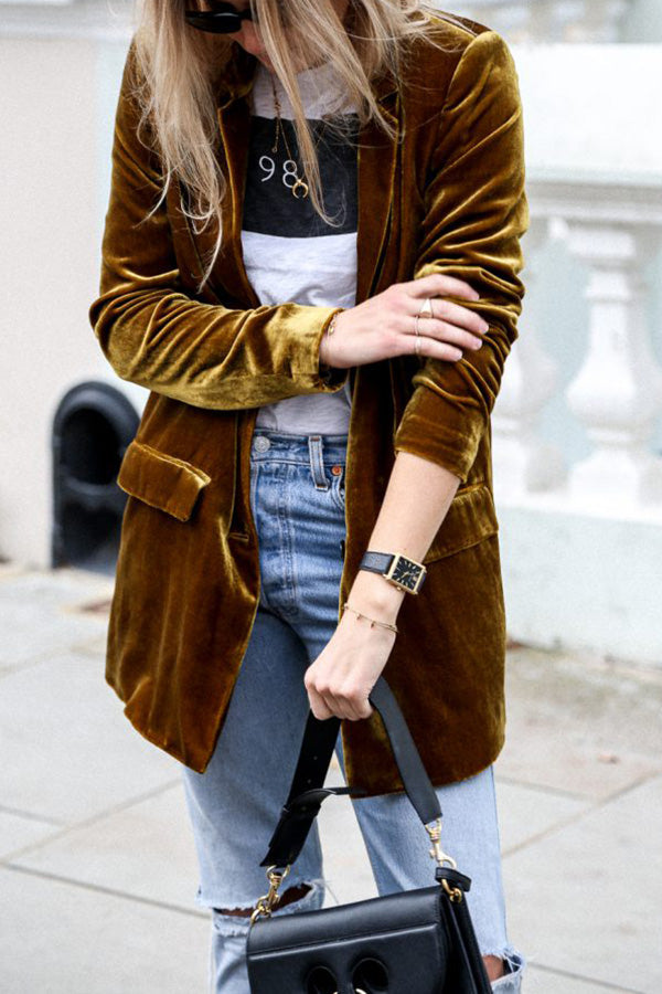 Levoire | Blazer En Velours Pour Femmes