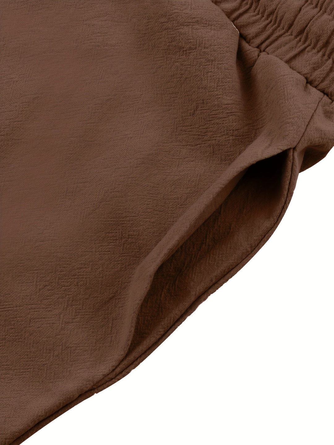 Levoire | Homme Coton Lin Mélange Bande De Publication Et Pantalon Harem