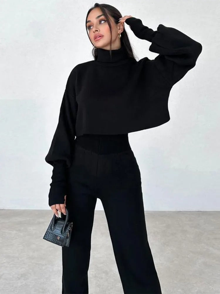 Levoire | Ensemble Deux Pièces Pull Col Roulé Femme