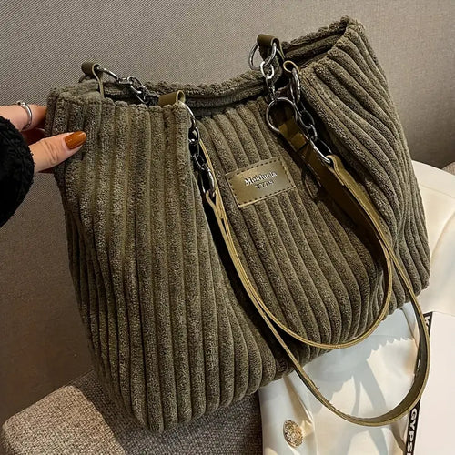 Levoire | Sac Fourre-Tout En Velours Côtelé