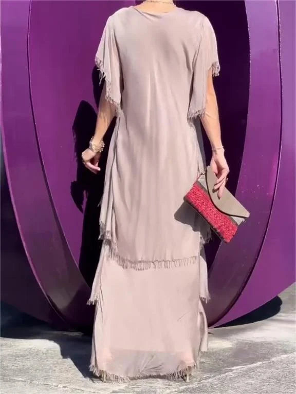Levoire | Robe D'Été Moderne À Manches Longues