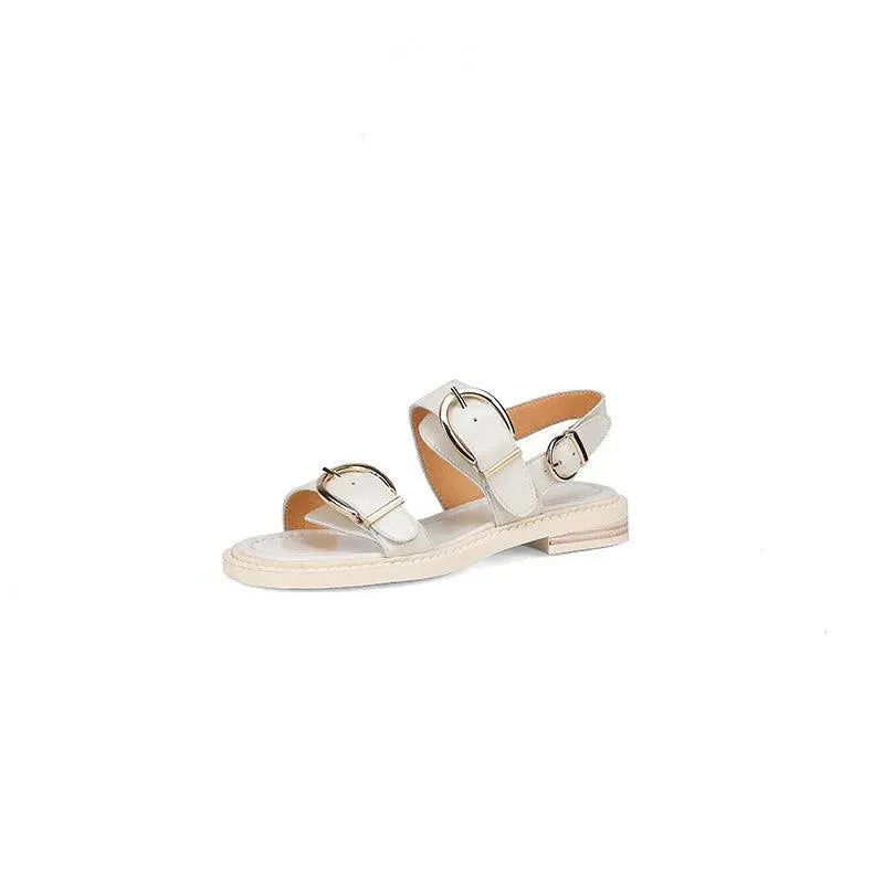 Levoire | Sandales avec des brides de cheville Beige