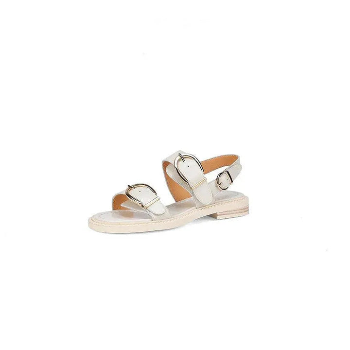 Levoire | Sandales avec des brides de cheville Beige