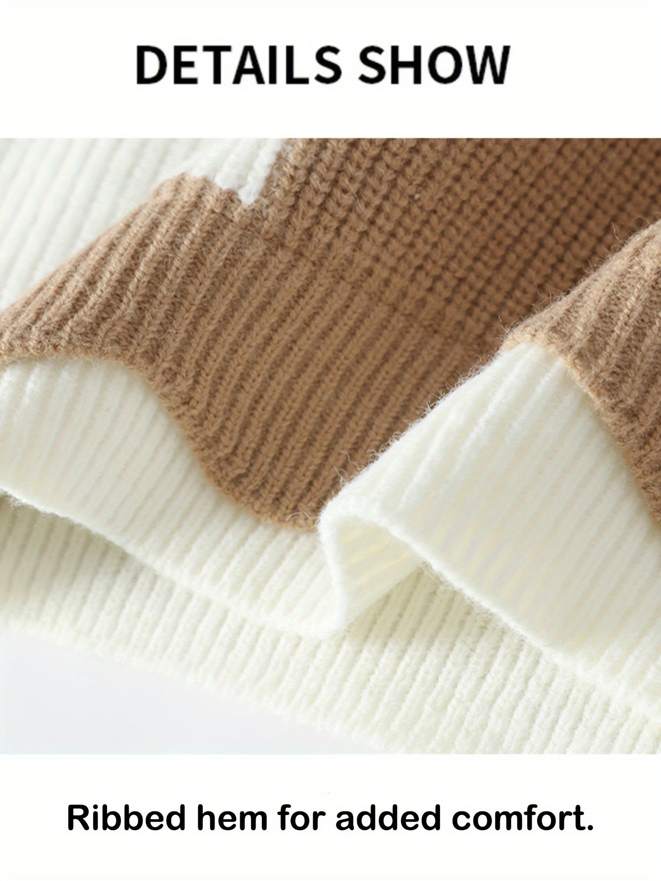 Levoire | Pull Chaud Avec Motifs Géométriques