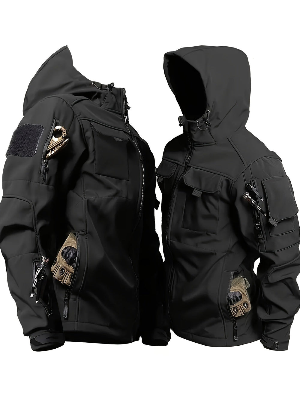 Levoire | Veste Softshell Imperméable Pour Homme Avec Capuche