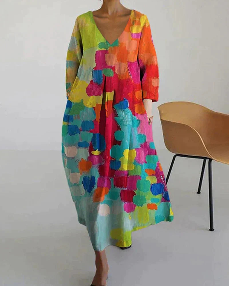 Levoire | Robe Imprimée Multicolore