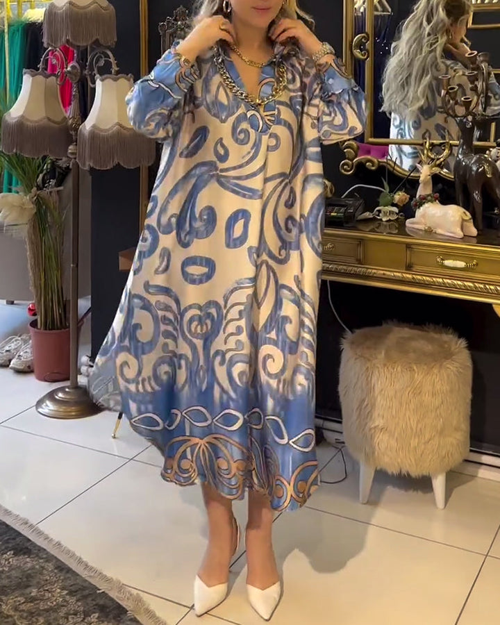 Levoire | Femmes Élégante Robe Imprimée