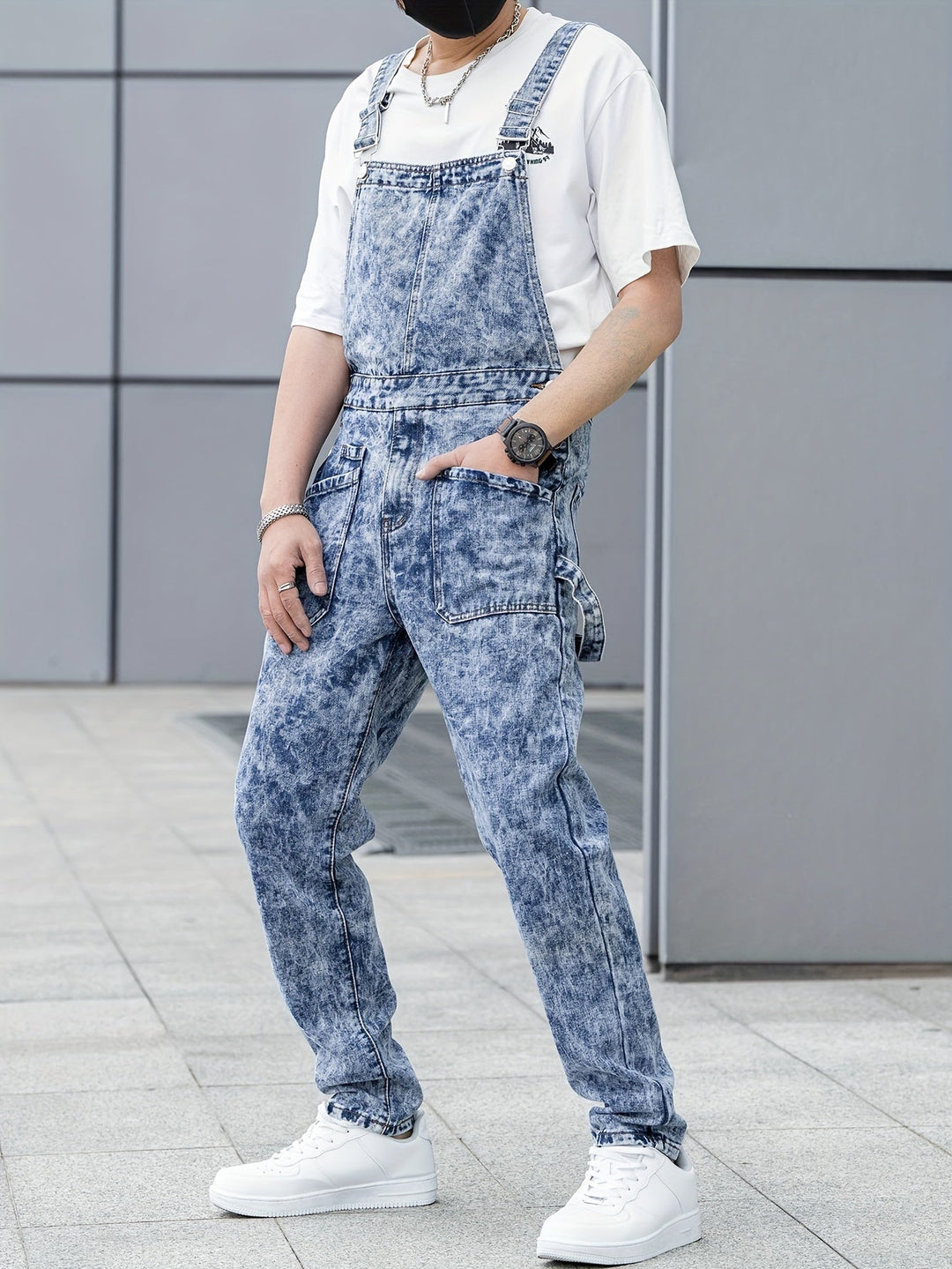 Levoire | Rentou Denim Blousons Avec Poches Bleu