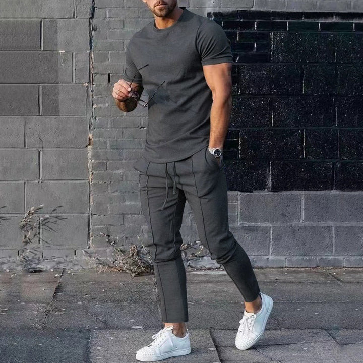 Levoire | Costume Minimaliste Pour Hommes Gris foncé