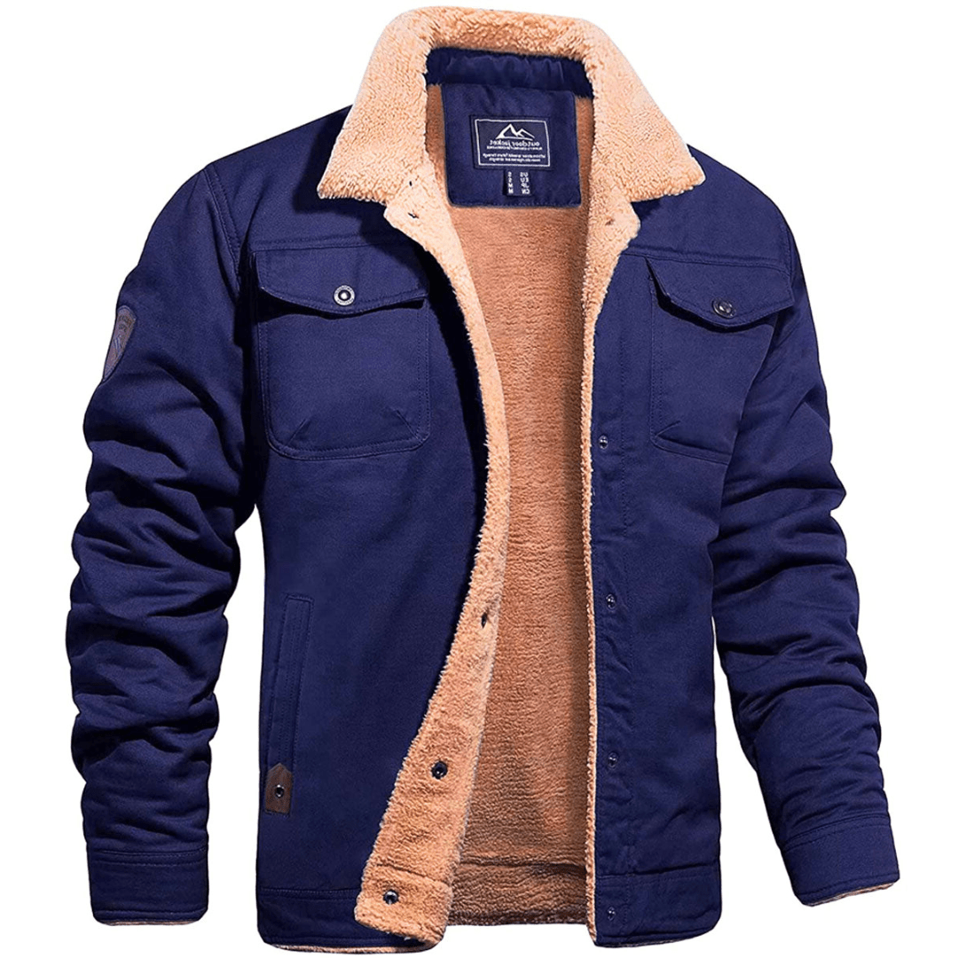 Levoire | Veste pour hommes Vêtements vintage Veste bomber Classique Marine