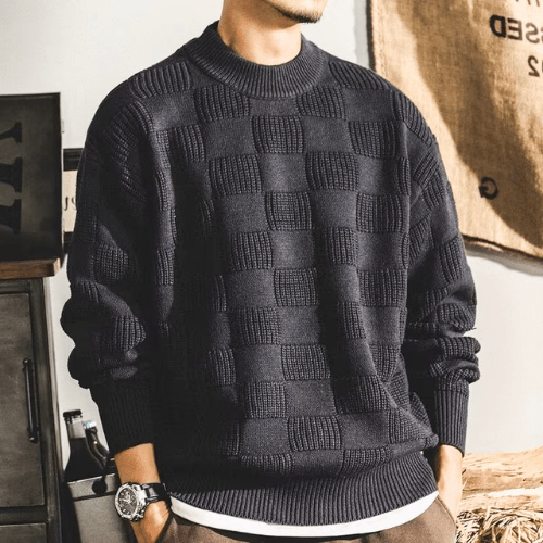 Levoire | Urban Pull-over Pull-over Homme Décontracté Confortable Idéal Pour L'Automne Gris Foncé
